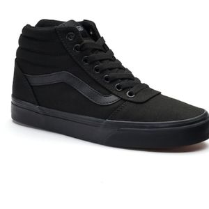 vans high tops mens black